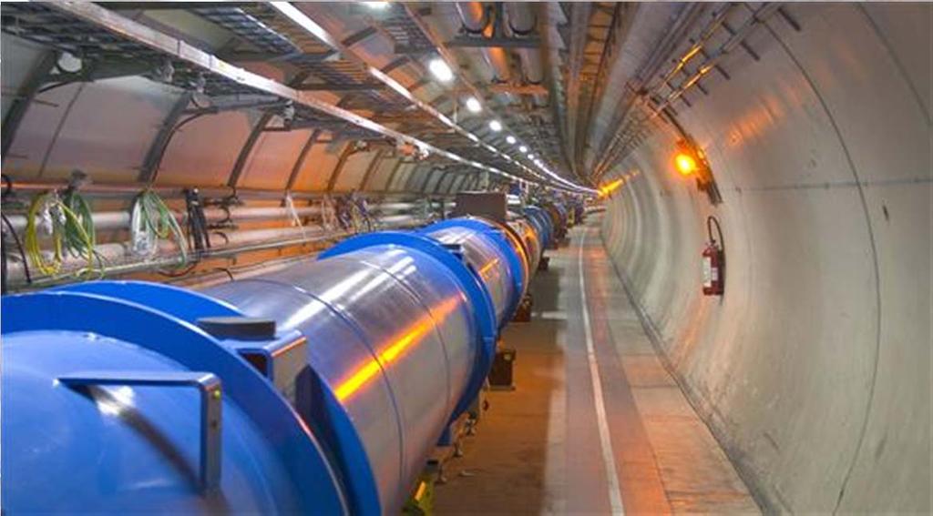 Οι δέσμες του LHC Ο LHC αποτελείται από δυο δέσμες οι οποίες επιταχύνονται προς αντίθετες κατευθύνσεις γύρω από ένα δακτύλιο περιμέτρου 26,659km.