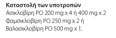 ΕΡΠΗΤΑΣ ΓΕΝΝΗΤΙΚΩΝ ΟΡΓΑΝΩΝ - ΘΕΡΑΠΕΙΑ Θεραπεία πρωτολοίμωξης Θεραπεία επεισοδίου Θεραπεία καταστολής KANENA από τα κλασσικά συγγράματα, παλαιά ή νέα, δεν συνιστά τοπικά