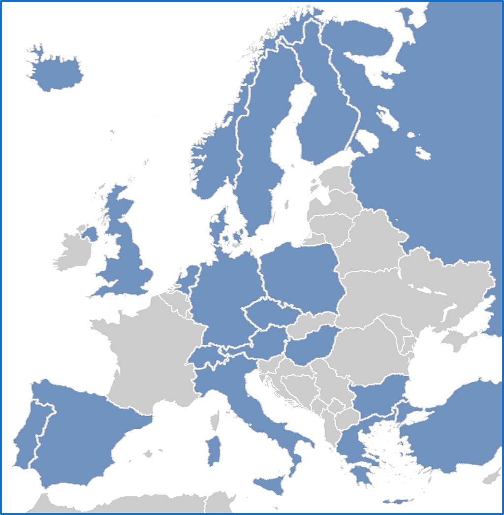 Ευρωπαϊκές χώρες που αποδέχθηκαν τη Διακήρυξη για την