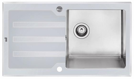 - inox AISI 304, 18/10 Cr/Ni Lux 86 1C 1E Lux 86 1C 1E Glass 50