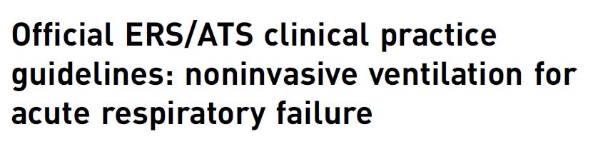 Eur Respir J 2017; 50 (2): 1602426 Should NIV be used to prevent respiratory failure post-extubation?