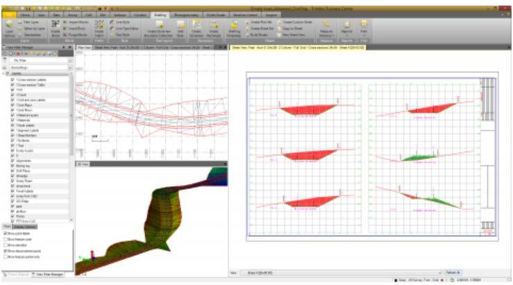 Survey CAD module Ολοκληρωμένο CAD module που προσφέρει προσαρμόσιμα πρότυπα,