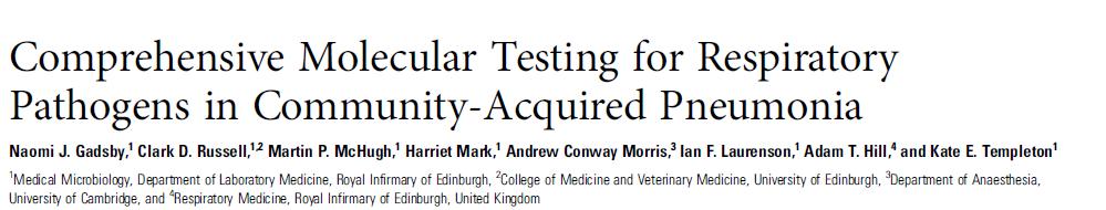 Of these, 78% had a bacterial pathogen detected by PCR but only 32% were culture-positive (p <.