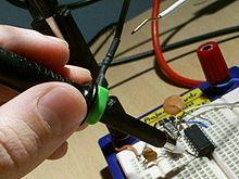 Probing Basics Probes are used to transfer the signal from the device-undertest to the oscilloscope s BNC inputs.