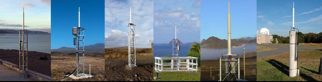 DORIS sustava su aktivne za razliku od VLBI i GPS-a koji imaju pasivne zemaljske stanice) signalne stanice odašilju/emitiraju dvofrekvencijske