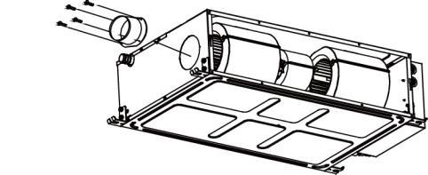 3 Installation of Air Supply Duct and Air Return Supply Installation method shall be selected by entirely considering the conditions of buildings, maintenance, etc.