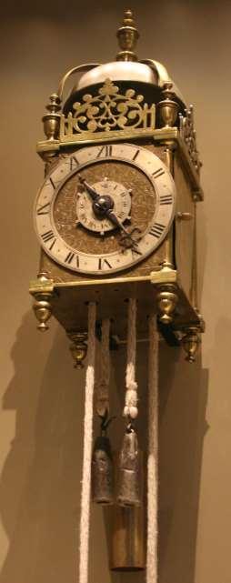 ρολόι που λειτουργεί με βάρος Γύρω στο 1630. Κατασκευή Ιούλιος Μπουγερ, Λονδίνο.