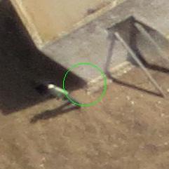 The geolocation error is the difference between the intial and computed image positions.