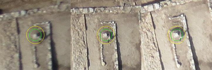 195660 Geolocation RMS error of the orientation angles given by the difference between the initial and computed image orientation angles. Georeference Verification GCP Name: 1 (590376.