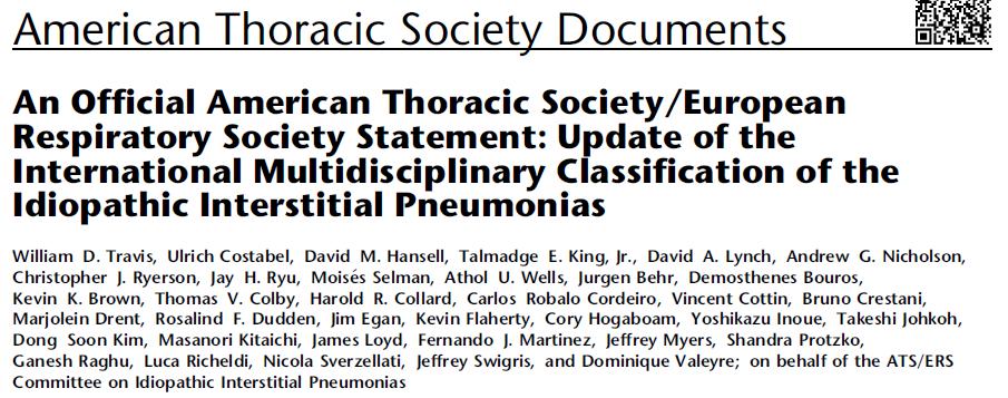 organizing pneumonia (COP/OP) Desquamative interstitial pneumonia (DIP) Respiratory