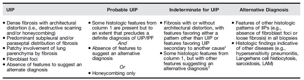 HRCT Criteria for UIP