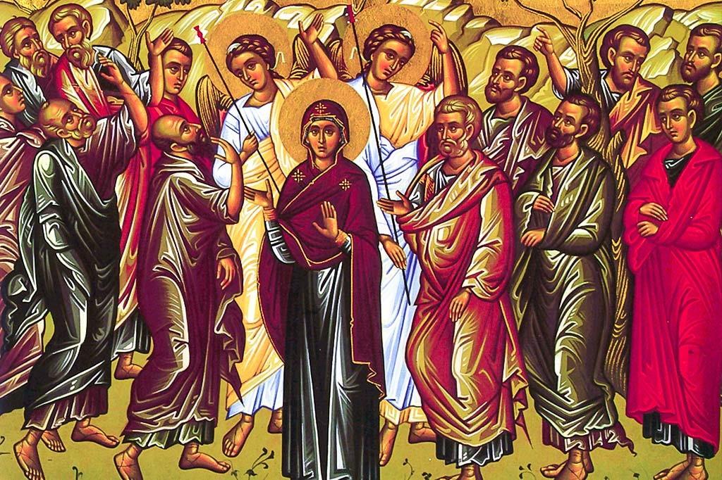The Feast itself commemorates when, on the fortieth day after His Resurrection, Jesus led His disciples to the Mount of Olives, and after blessing them and asking them to wait for the fulfillment of