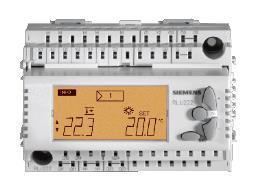Τάση λειτουργίας 24 VAC 160,50 RLU202 Ηλεκτρονικός ελεγκτής διαφόρων φυσικών μεγεθών (universal) με οθόνη υγρών κρυστάλλων με 4UI, 1DI, 2DO (ή 1 3pos).