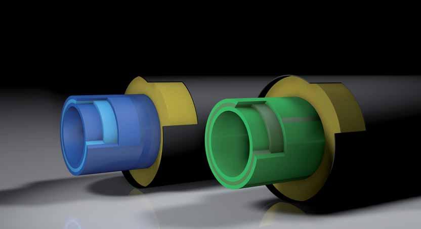 aquatherm green pipe ti aquatherm blue pipe ti aquatherm ti PRETHODNO IZOLIRANI CJEVOVODNI SUSTAVI za grijanje na toplanu Jedan od najučinkovitijih načina za prenošenje tople pitke vode, kao i vode