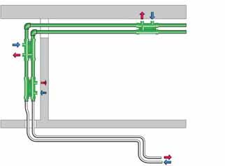 Izolacijska ljuska za aquatherm green pipe razdjelni blok sastoji se od visoko vrijednog materijala PPO/PS-tvrda pjena.