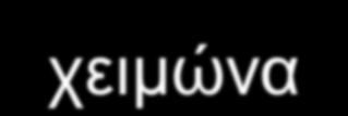 - καλοκαίρι θερμό και ξηρό