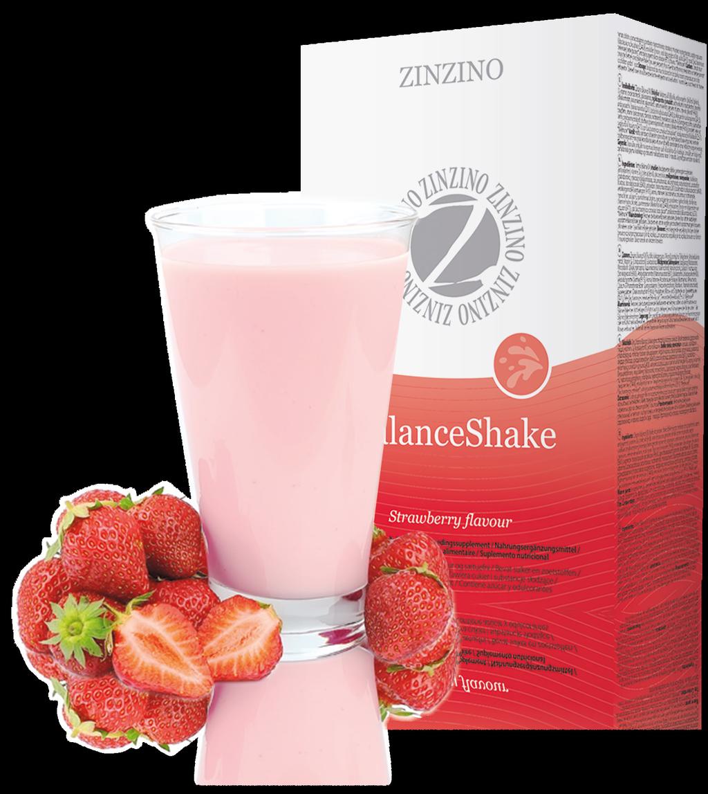 ZINZINO BalanceShake Jarðarberjabragð BalanceShake er bragðgóður og frískandi drykkur sem inniheldur BalanceOil, vítamín,