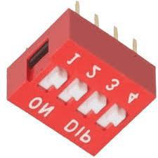 32. Μελετήστε το dip switch που δίδεται στην συνέχεια. 33. Μελετήστε το κύκλωμα παραγωγής των 0,1 με χρήση DIP switch και pull-up resistors που δίδεται στην συνέχεια.
