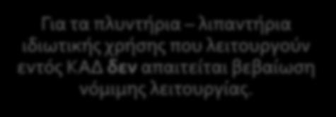 Μείωση δικαιολογητικών Α. κατάργηση μηχανολογικής μελέτης Β.