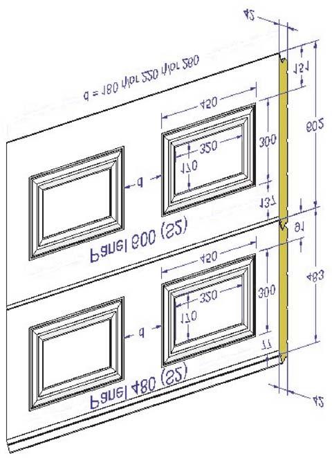 ΠΑΝΕΛ (ΤΥΠΟΙ & ΔΙΑΣΤΑΣΕΙΣ) PANELS (TYPE & DIMENSIONS) S1 ( ΡΑΜΠΟΤΕ/ LINEAR)