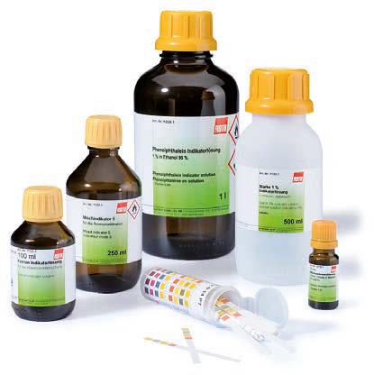 ph-indicators and ph-indicator Solutions - ready to use Product Purity Art. No. Pack Qty. T115.1 1 g 16,70 13,30 Bromocresol green ACS T115.2 5 g 26,80 21,35 T115.3 10 g 45,70 36,55 T115.