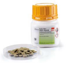 1 10 g glass 71,95 57,50 4-Chlorophenol 200 mg AX/l For determination of AX acc. to EN IS 9562:2004, DEV H14 2495.1 100 ml glass 59,05 47,15 Product Purity Art. No. Pack Qty. Pack. 4989.