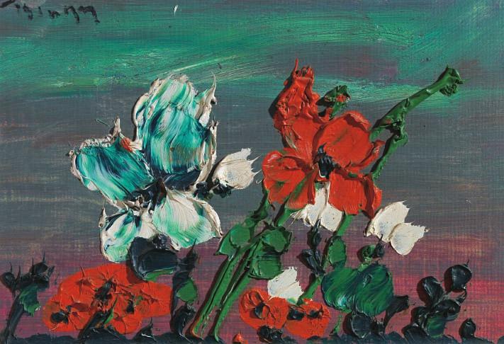 66 Θανάσης Τσίγκος (1914-1965) Λουλούδια υπογεγραμμένο πάνω
