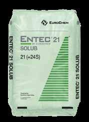 Σύνθετα προϊόντα Μειωμένη απώλεια αζώτου και βέλτιστη αναλογία αμμωνιακής / νιτρικής μορφής αζώτου, που σημαίνει ότι τα ENTEC solub παρέχουν περισσότερο άζωτο προς πρόσληψη από τις καλλιέργειες.