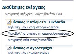 Πατϊντασ ςε κάποια από τισ διακζςιμεσ ενζργειεσ τθσ καρτζλασ «Υποβολισ διλωςθσ Ε9», ανοίγει νζα ομότιτλθ καρτζλα (Εικόνα 11) για τθν καταχϊρθςθ των αντίςτοιχων ςτοιχείων.