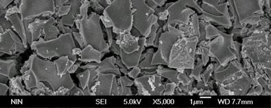 Accelerated test life of the two electrodes Fig.