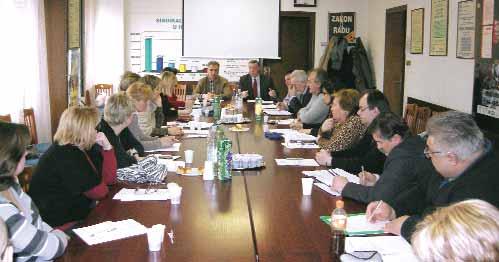 Odræana sjednica Æupanijskog povjereniπtva ZagrebaËke æupanije (SDLSN, 20. sijeënja 2011.