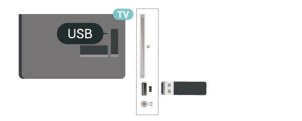 Ο σκληρός δίσκος USB διαμορφώνεται αποκλειστικά για αυτήν την τηλεόραση. Δεν μπορείτε να χρησιμοποιήσετε τις αποθηκευμένες εγγραφές σε άλλη τηλεόραση ή υπολογιστή.