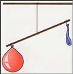 ώστε ο ζυγός να ισορροπήσει; 10) α) Ποιο συμπέρασμα μπορώ να βγάλω από τη διπλανή εικόνα για τα δύο μπαλόνια; β) Φουσκώνω και το δεύτερο μπαλόνι.