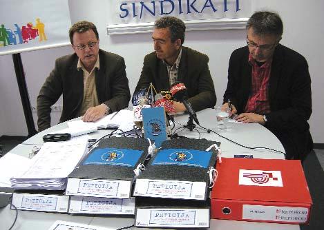 Peticija 68.000 potpisa na peticiji protiv ukidanja dodatka na minuli rad ZAGREB, 20. svibnja 2008.