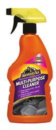 Το Multi-purpose Cleaner είναι ιδιαίτερα αποτελεσματικό στην αφαίρεση λεκέδων από λάσπη, βρωμιές, καφέ, τσάι, μελάνι, κρασί, κέτσαπ, λιπαρούς λεκέδες, λάδι αυτοκινήτου.