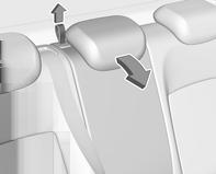 Επέκταση χώρου φόρτωσης (πλάτη πίσω καθίσματος διαιρούμενη σε τρία μέρη) Αναδιπλώστε το πίσω υποβραχιόνιο.