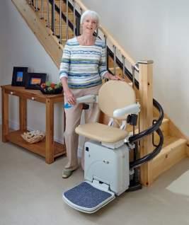 Minivator 2000 Curved Stairlift Σύστημα για σκάλα