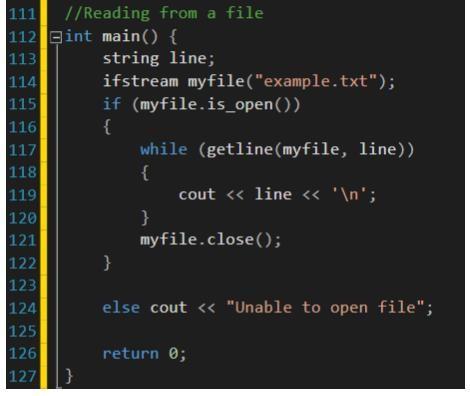 File I/O #include <iostream>