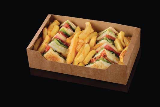 Club Sandwich with chips Κλάμπ Σάντουιτς με πατάτες Classic Club 5.