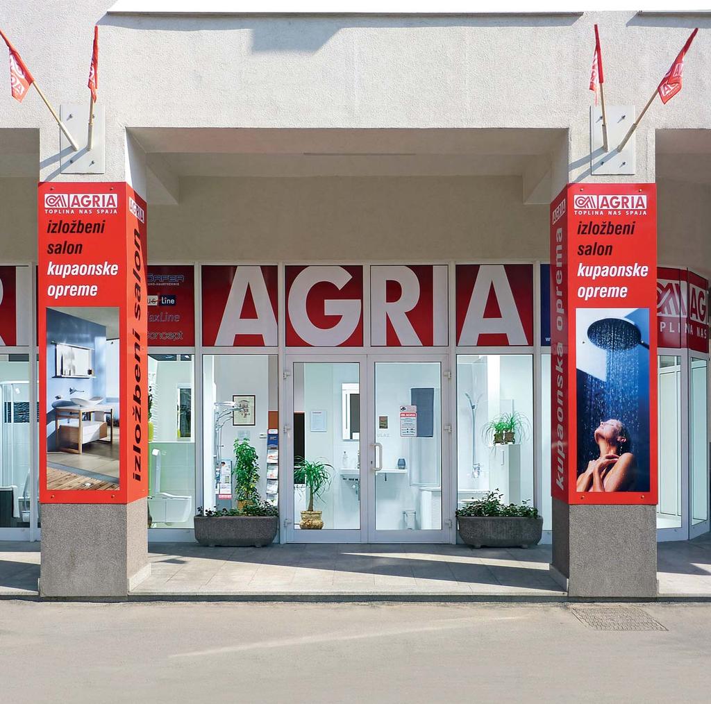 info Agria sanitarije NOVI EKSKLUZIVNI SALON u