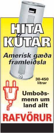36 Bændablaðið Fimmtudagur 9. janúar 2014 Sími: 563 0300 Netfang: augl@bondi.is Veffang: www.bbl.