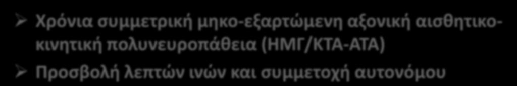 ΤΤR-FAP (Val30Met): κλασική κλινική εικόνα Early onset: < 50 years Έναρξη 30-35 ετών
