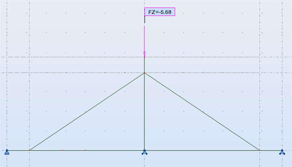 R = -5,68 kn