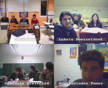 Course: Language From Theory to Practice (2/4) Synchronous Learning Environment Multipoint IVC December 2006: Prof Papadogiannakis & Prof Nikoloudaki Audience in: Bilefeld &