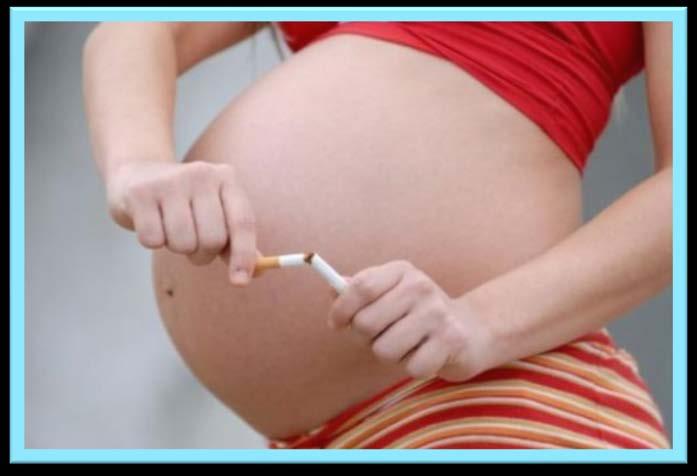 Κάπνισμα και κύηση Το παθητικό κάπνισμα της εγκύου προδιαθέτει στις ίδιες επιπλοκές όπως