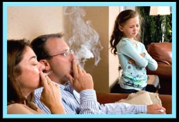 Παθητικό κάπνισμα (από κοινό τσιγάρο) Οφείλεται σε ακούσια εισπνοή καπνού από την εκπνοή του καπνιστή από τον καπνό που απελευθερώνεται από το άκρο του αναμμένου