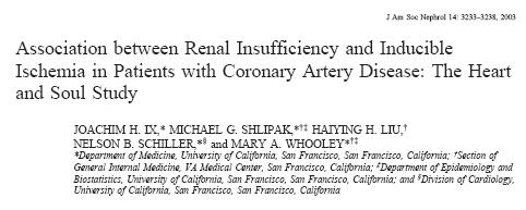 PROGNOSTIC VALUE OF DOBUTAMINE STRESS ECHOCARDIOGRAPHY IN PATIENTS WITH CHRONIC KIDNEY DISEASE CRI is strongly associated with exercise-induced ischemia in patients with CAD.