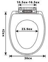 Lamaplast 04770 Καπάκι WC5 Alba