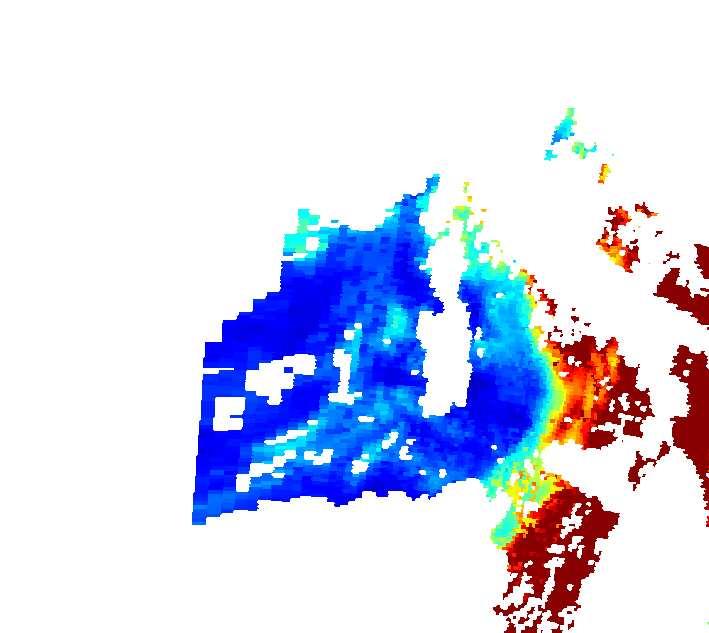 48 0.5 46 0.4 44 1 2 N*O Latitude 42 40 0.3 0.2 38 36 0.