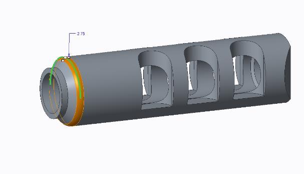 16 Σχεδιασμός Bolt handle (χερουλιού κλείστρου) Ο σχεδιασμός του χερουλιού που τοποθετείται στο πίσω μέρος του